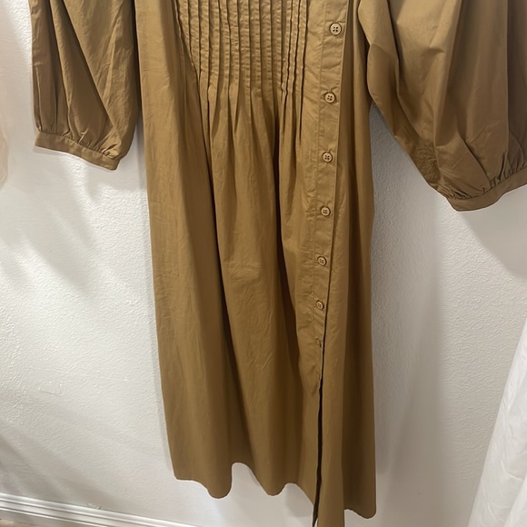 Corey Lynn Calter Claudia Pleat Neck Dress - Picture 7 of 9